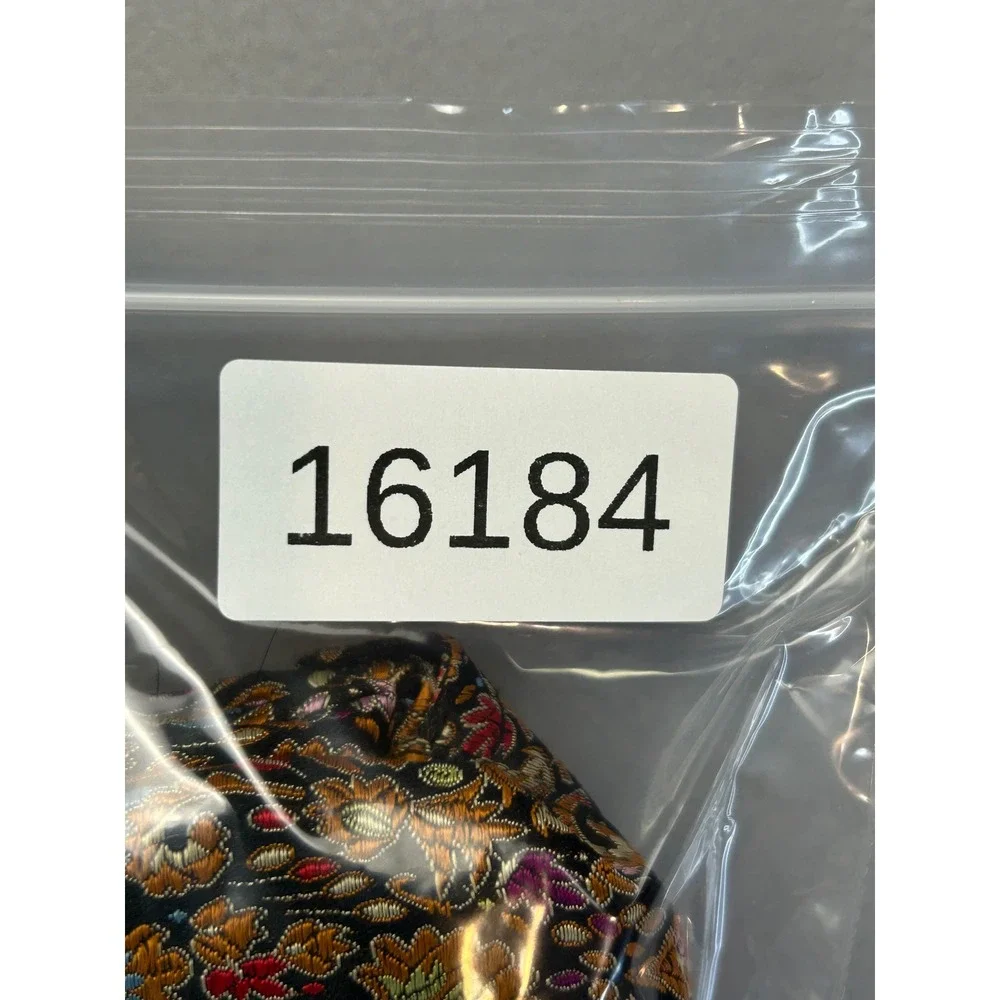 Coldwater Creek Jacket Women L‎ Multicolor Floral Tapestry Jacquard Button Front